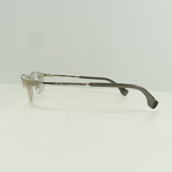 実際に弊社で買取させて頂いた999.9/フォーナインズ TITANIUM/チタン METAL FRAME/メタルフレーム 眼鏡/メガネフレーム S-120Tの画像 1枚目