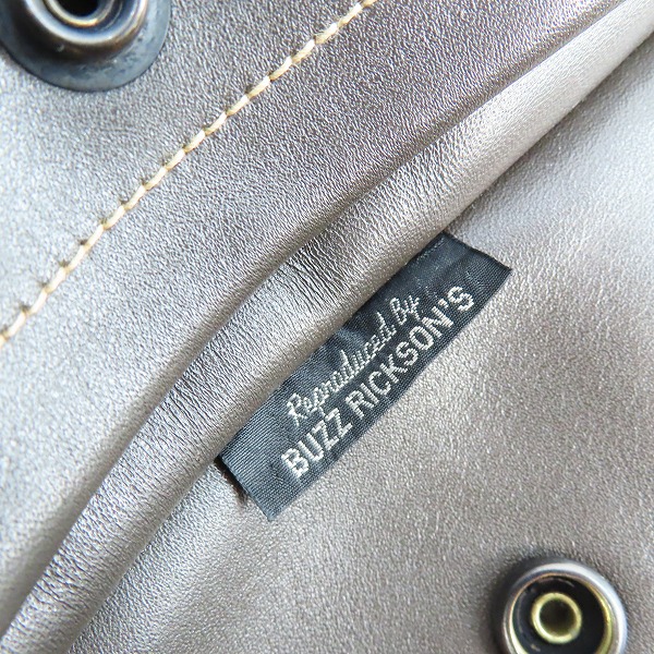 実際に弊社で買取させて頂いたBUZZ RICKSON'S/バズリクソンズ A-2 ホースハイド/馬革 フライトジャケット M83115 /40の画像 5枚目