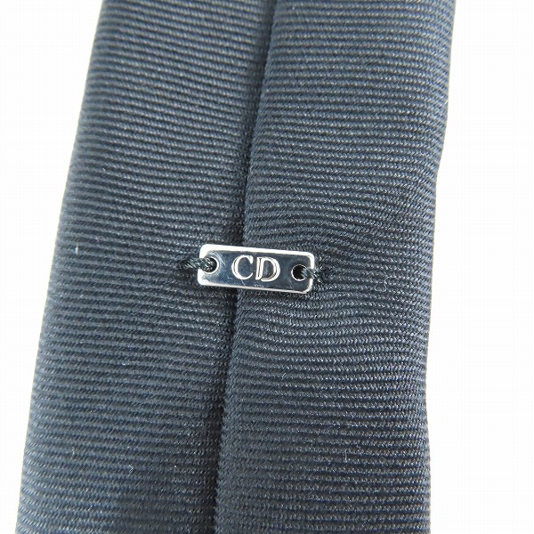 実際に弊社で買取させて頂いたdior/ディオール CD/ダイアモンド 刺繍 ネクタイ の画像 4枚目