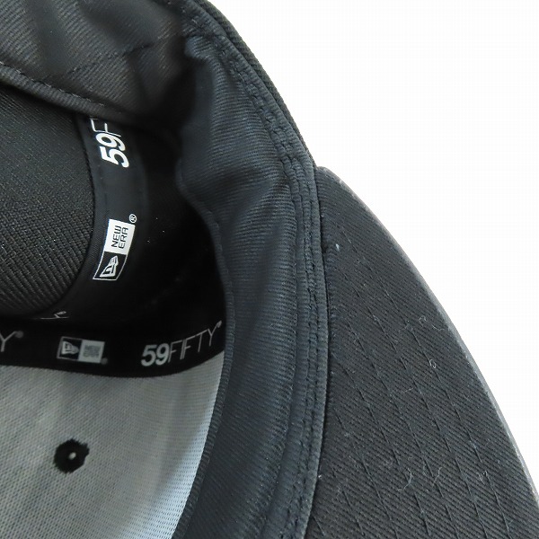 実際に弊社で買取させて頂いたLucien PellatFinet×NEW ERA/ルシアンペラフィネ ×ニューエラ キャップ 59FIFTY サークルスカル キャップ/帽子/7-1/2の画像 9枚目