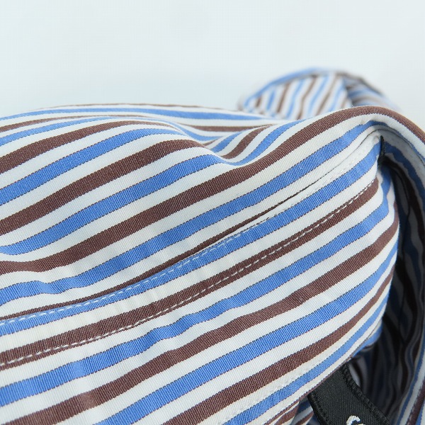 実際に弊社で買取させて頂いたPAUL SMITH LONDON/ポールスミスロンドン ストライプ柄長袖シャツ 243143/Sの画像 4枚目