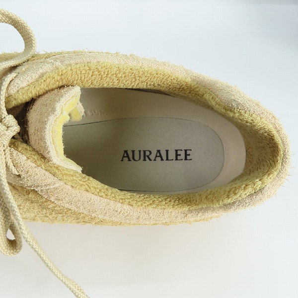 実際に弊社で買取させて頂いたNew Balance/ニューバランス AURALEE/オーラリー スウェード スニーカー URC30AU/27.5の画像 4枚目