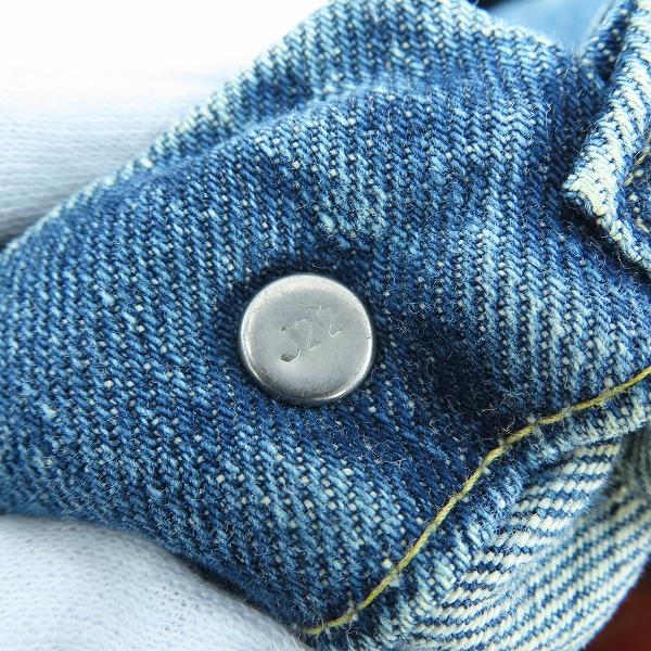 実際に弊社で買取させて頂いたLEVI’S/リーバイス 71507/J22刻印 デニムジャケット Gジャン/40の画像 4枚目