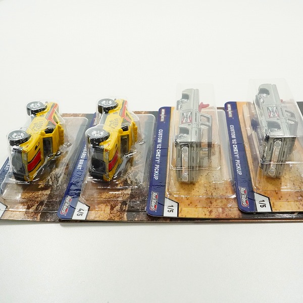 実際に弊社で買取させて頂いた【未開封】Hot Wheels/ホットウィール SHOP TRUCKS CUSTOM '62 CHEVY PICKUP/SUBARU BRAT ミニカー 4点セットの画像 5枚目