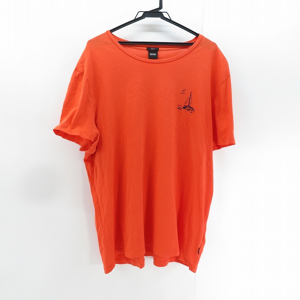 実際に弊社で買取させて頂いたHUGO BOSS/ヒューゴボス 半袖Tシャツ ヨット刺繍 10136613 XXXL