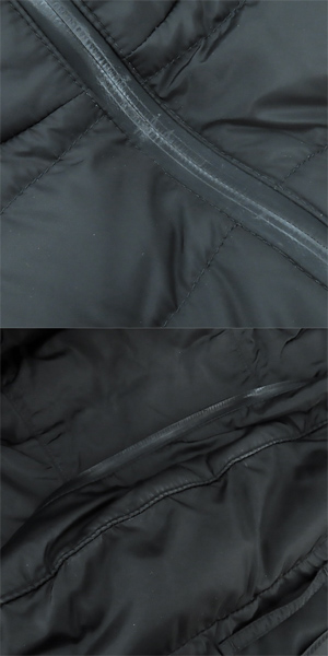 実際に弊社で買取させて頂いた【JPタグ】PRADA/プラダ ダウンジャケット ブラック SGN539/46の画像 8枚目