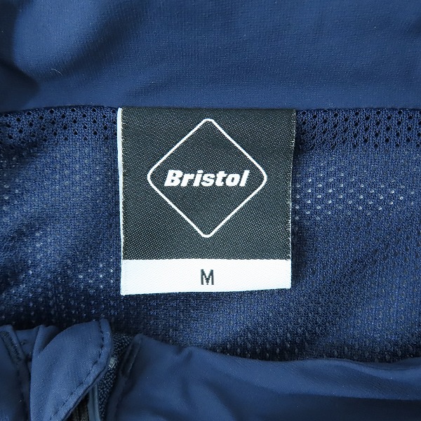 実際に弊社で買取させて頂いたF.C.R.B./F.C.Real Bristol/エフシーレアルブリストル 21SS BIG LOGO WARM UP JACKET ナイロンジャケット FCRB-210000 Mの画像 3枚目