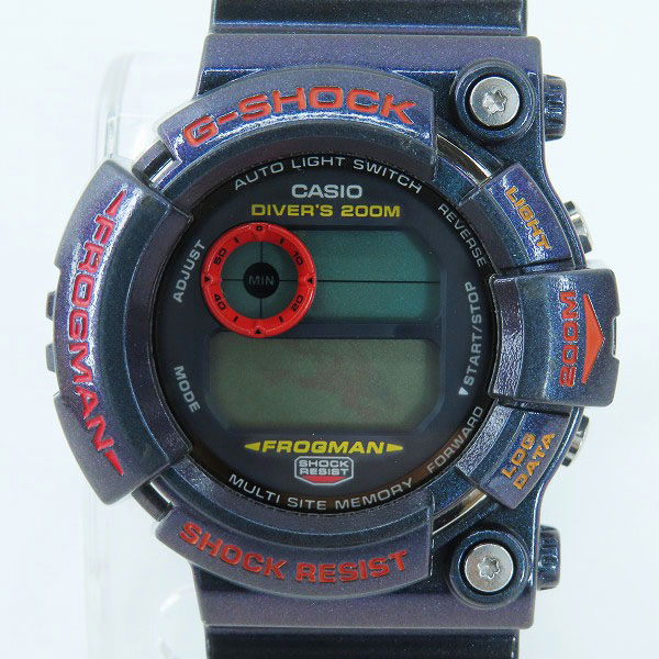 実際に弊社で買取させて頂いたG-SHOCK/Gショック FROGMAN フロッグマン 毒蛙 マジョーラカラー GW-201-6JF【動作未確認】