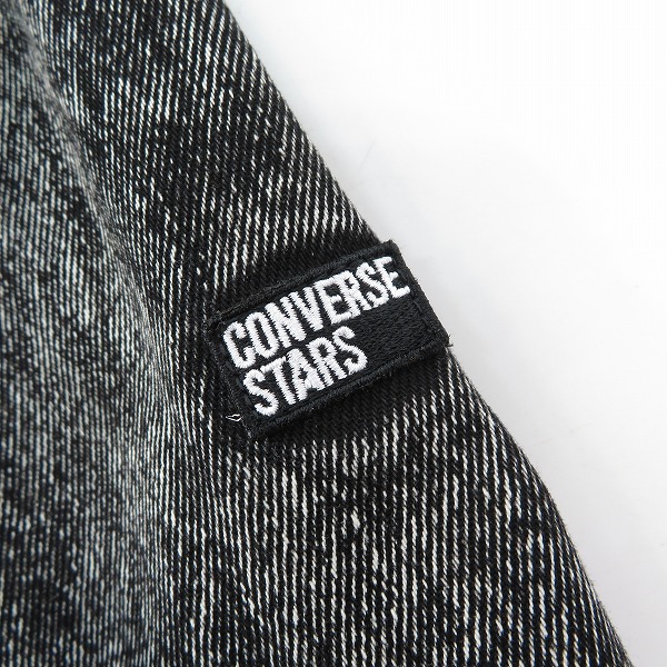 実際に弊社で買取させて頂いたCONVERSE STARS×EDWIN/コンバーススターズ×エドウィン ケミカルデニムジャケット/Gジャン ET0028/Lの画像 5枚目