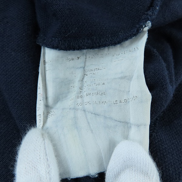 実際に弊社で買取させて頂いたETRO/エトロ 襟下ロゴプリント 半袖ポロシャツ Sの画像 4枚目