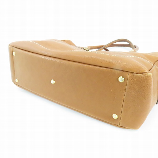 実際に弊社で買取させて頂いた土屋鞄/ツチヤカバン オールレザー ハンドバッグの画像 2枚目