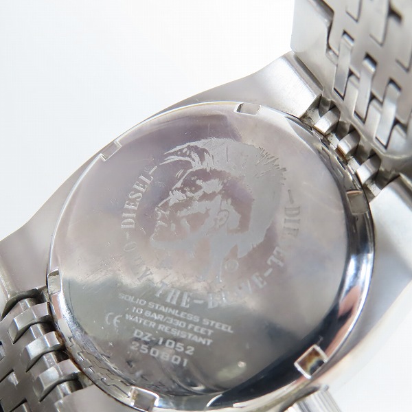 実際に弊社で買取させて頂いたDIESEL/ディーゼル 腕時計/クォーツ DZ-1052【動作未確認】の画像 3枚目