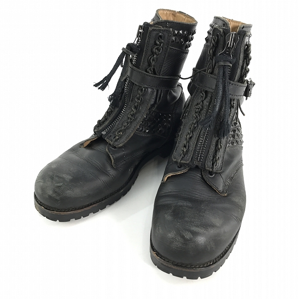 実際に弊社で買取させて頂いたNUMBER(N)INE/ナンバーナイン レザースタッズブーツ