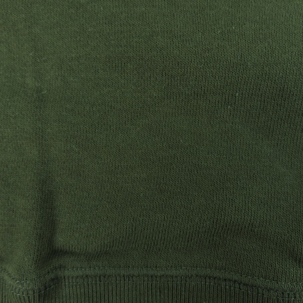 実際に弊社で買取させて頂いた【未使用】LOOPWHEELER×BEAMS+/ループウィラー×ビームスプラス ジップアップ パーカー オリーブ/Mの画像 5枚目