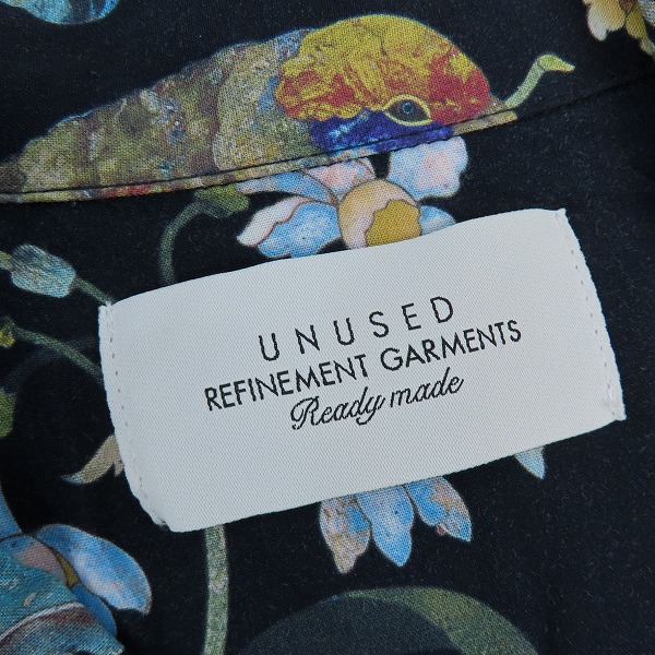 実際に弊社で買取させて頂いたUNUSED ×Museo Del Prado 22SS アンユーズド/プラド美術館 short sleeve shirts 半袖 フラワー アロハ シャツ/2の画像 2枚目