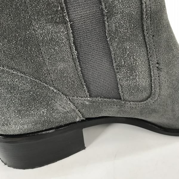 実際に弊社で買取させて頂いたCOLE HAAN/コールハーン サイドジップ スエード ブーツ W24650/7Bの画像 8枚目