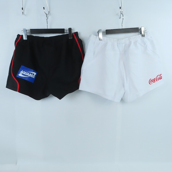 実際に弊社で買取させて頂いたCANTERBURY/カンタベリー ラグビー コカ コーラ レッドスパークス オーセンティックゲームパンツ XL/3L 2点セットの画像 1枚目