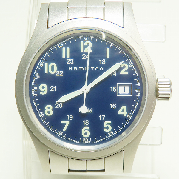 実際に弊社で買取させて頂いたHAMILTON/ハミルトン Khaki Field King Quartz Watch/カーキ フィールド キング クォーツ 腕時計/ウォッチ 【動作未確認】