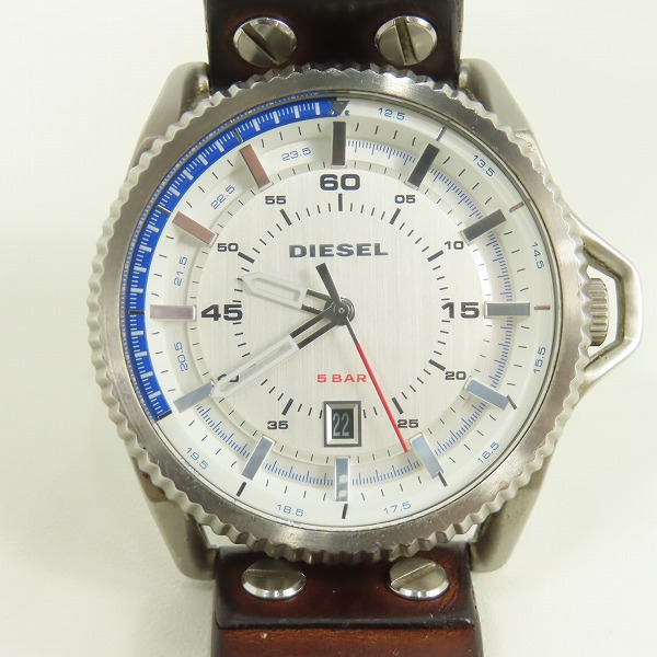 実際に弊社で買取させて頂いた【ジャンク/動作未確認】DIESEL/ディーゼル Rollcage ロールゲージ クォーツ/腕時計 DZ-1715