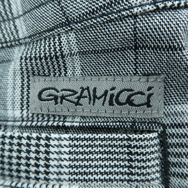 実際に弊社で買取させて頂いた(1)GRAMICCI/グラミチ BEAMS別注 チェック柄 ユーティリティパンツ グレー GMP-19F1183 /Mの画像 6枚目