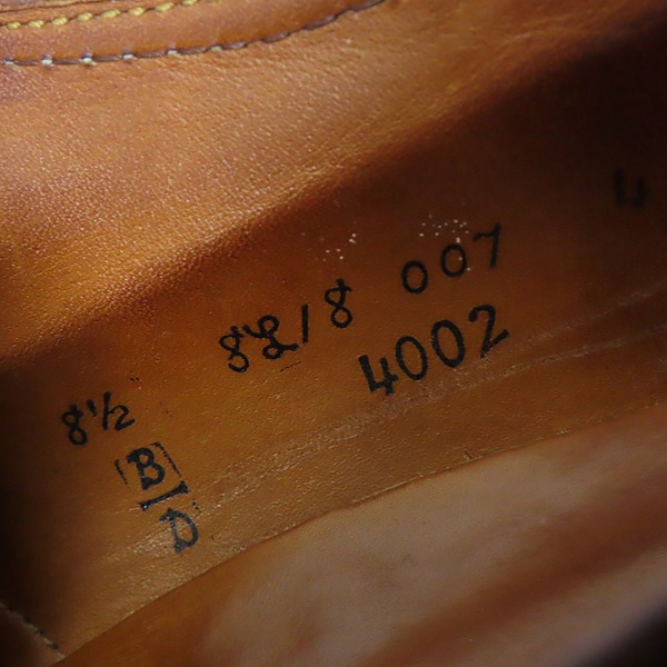 実際に弊社で買取させて頂いたALDEN/オールデン モックトゥブーツ INDY OXFORD/インディ オックスフォード 4002 8.5Dの画像 5枚目
