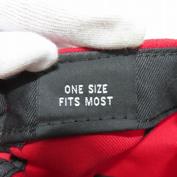 実際に弊社で買取させて頂いたF.C.R.B.×NEWERA/FCレアルブリストル×ニューエラ BRISTOL EMBLEM LOGO 6panel Cap キャップ レッドの画像 6枚目