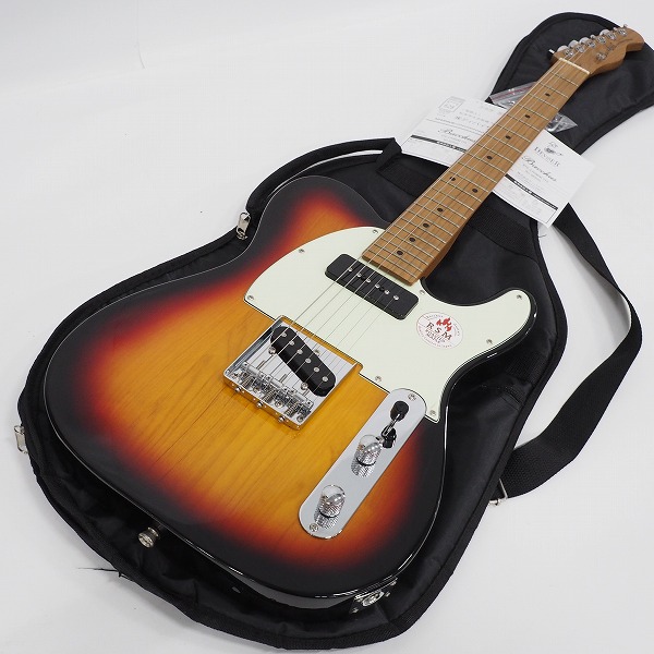 実際に弊社で買取させて頂いた★Bacchus/バッカス UNIVERSE SERIES BTE-2-RSM/M 3TS テレキャスターType エレキギター ソフトケース付