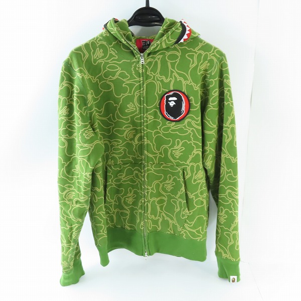 実際に弊社で買取させて頂いたA BATHING APE/アベイシングエイプ 30th Anniversary Line Camo Shark Full Zip Hoodie/シャーク ジップアップパーカー/M