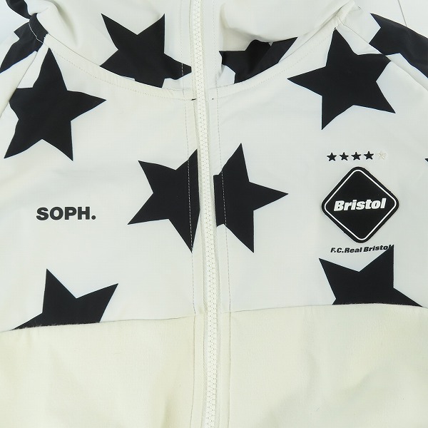 実際に弊社で買取させて頂いたF.C.Real Bristol/エフシーレアルブリストル VENTILATION HOODIE ジップアップジャケット FCRB-230029 Lの画像 6枚目