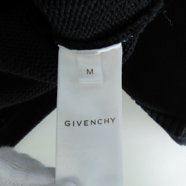 実際に弊社で買取させて頂いた【JPタグ】GIVENCHY/ジバンシー インターシャニット クルーネック セーター/BM90G9401M/Mの画像 3枚目