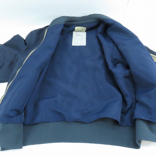 実際に弊社で買取させて頂いたNew Manual×Buzz Rickson's/ニューマニュアル×バズリクソンズ #009 TYPE L-2A フライト ジャケット BZ-YY-0002/46の画像 5枚目