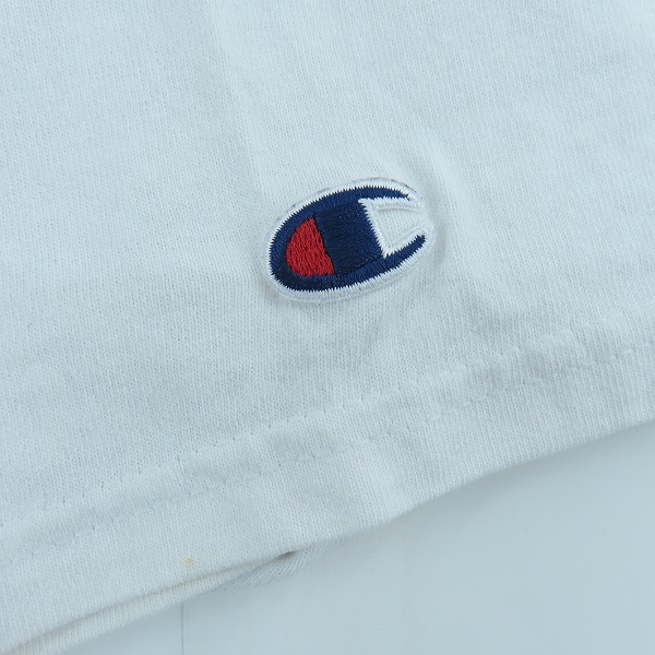実際に弊社で買取させて頂いたELVIRA×CHAMPION/エルビラ×チャンピオン 額縁刺繍半袖Tシャツ/Lの画像 6枚目