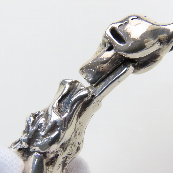 実際に弊社で買取させて頂いた【ギャラ付】BWL/ビルウォールレザー Twisted Bangle Horse/ツイステッドバングル ホース スカル ゴールドサダーの画像 7枚目