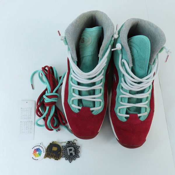 実際に弊社で買取させて頂いたSNS×Reebok/スニーカーズエンスタッフ×リーボック QUESTION MID/クエスチョン ミッド V48995/28.5の画像 9枚目