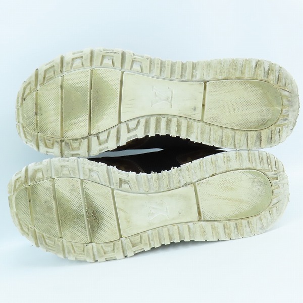 実際に弊社で買取させて頂いた【ジャンク】LOUIS VUITTON/ルイヴィトン ランアウェイライン モノグラム スニーカー/7.5の画像 2枚目