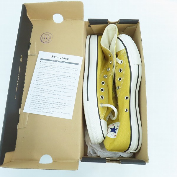 実際に弊社で買取させて頂いたCONVERSE/コンバース ALL STAR オールスター WASHEDCANVAS HI 1SC052 28の画像 7枚目