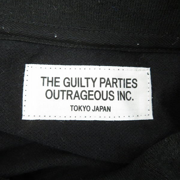 実際に弊社で買取させて頂いたWACKO MARIA/ワコマリア The Guilty Parties/ギルティーパーティーズ 15SS ROBOT MONSTER ポロシャツ 15ss-pol-27/Lの画像 2枚目
