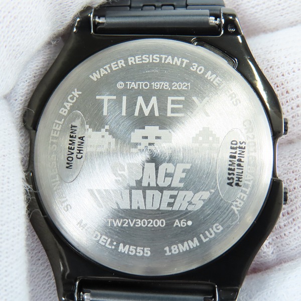 実際に弊社で買取させて頂いた(4)TIMEX/タイメックス スペースインベーダー  腕時計 TW2V30200の画像 3枚目