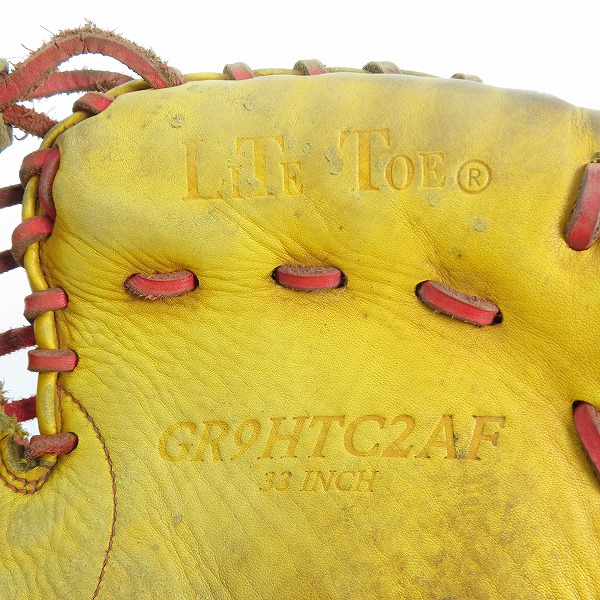 実際に弊社で買取させて頂いたRawlings/ローリングス HYPER TECH COLORS/ハイパーテックカラーズ 軟式 右投げ キャッチャーミット GR9HTC2AFの画像 4枚目