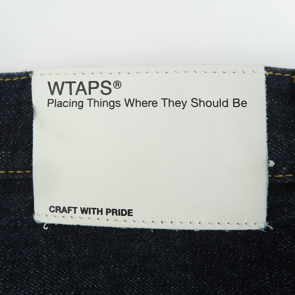 実際に弊社で買取させて頂いたWTAPS/ダブルタップス デニムパンツ インディゴ/M の画像 2枚目