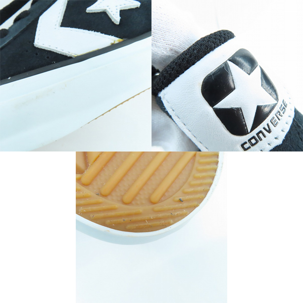 実際に弊社で買取させて頂いたCONVERSE/コンバース スウェードハイカットスニーカー ワンポイントスター 1C527/26の画像 6枚目
