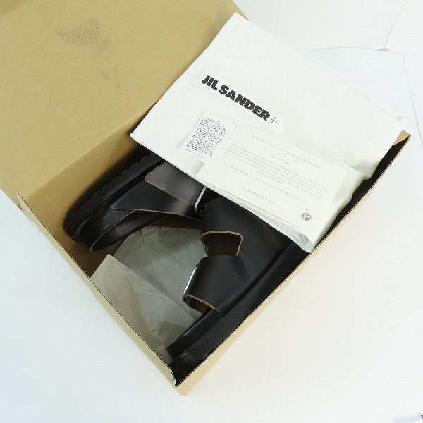 実際に弊社で買取させて頂いたJIL SANDER+×Birken stock/ジルサンダー プラス×ビルケンシュトック レザーサンダル/JPYT860003/42の画像 8枚目