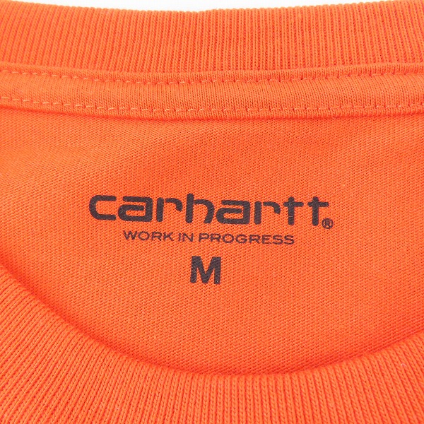 実際に弊社で買取させて頂いたcarhartt/カーハート ロゴ刺繍 クルーネックTシャツ/Mの画像 2枚目