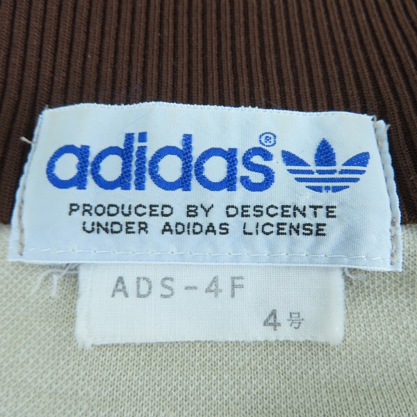 実際に弊社で買取させて頂いたadidas/アディダス ヴィンテージ デサント製 トラックジャケット ADS-4F/4の画像 2枚目