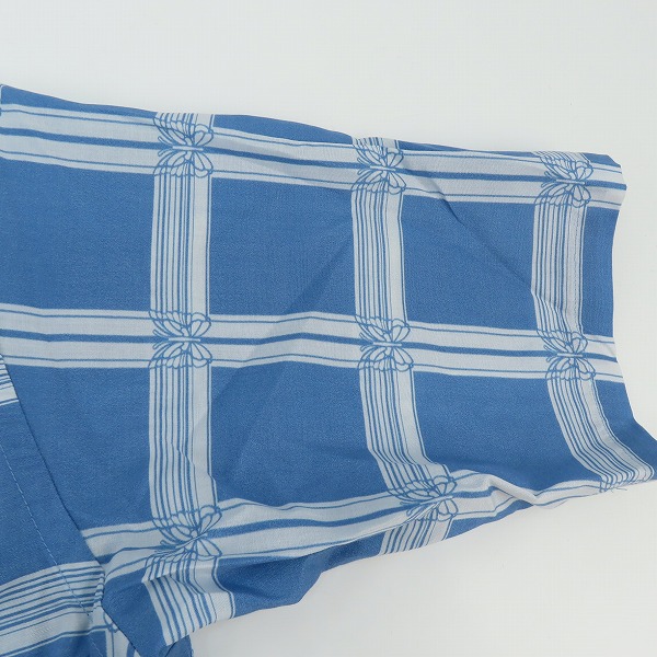 実際に弊社で買取させて頂いた【未使用】Needles × BEAMS/ニードルス×ビームス アロハシャツ 半袖 オープンカラーシャツ/11-01-0064-334-72-18/Mの画像 4枚目