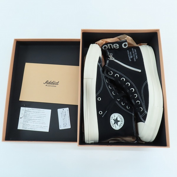 実際に弊社で買取させて頂いたWTAPS×UNDERCOVER×CONVERSE/ダブルタップス×アンダーカバー×コンバース ADDICT/アディクト チャックテイラー 1SD164/27 の画像 8枚目