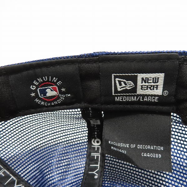 実際に弊社で買取させて頂いたF.C. Real Bristol×NEW ERA/エフシー レアルブリストル×ニューエラ ドジャース 刺繍ロゴキャップ FCRB-212104の画像 5枚目