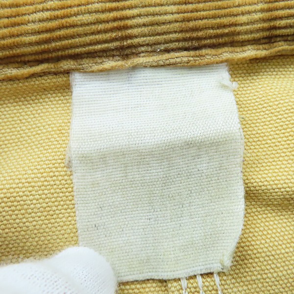 実際に弊社で買取させて頂いたCarhartt/カーハート 襟コーデュロイ ジャケット/カバーオールの画像 3枚目