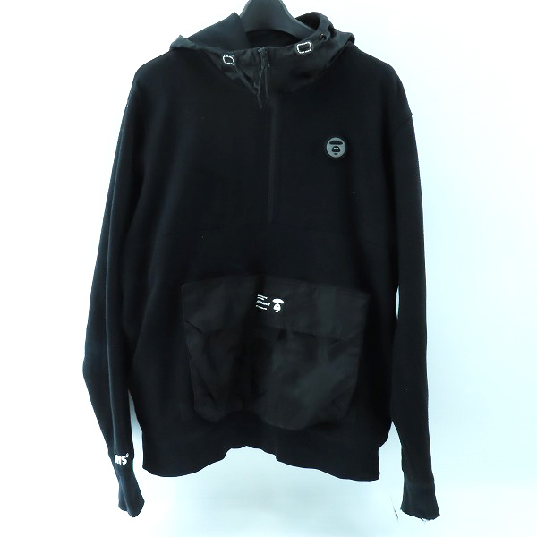 実際に弊社で買取させて頂いたAAPE BY A BATHING APE/エーエイプバイアベイシングエイプ ハーフジップ パーカー/L