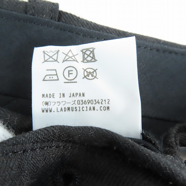 実際に弊社で買取させて頂いたLAD MUSICIAN/ラッドミュージシャン ウール 天使柄 スラックスパンツ 2119-580/42の画像 5枚目